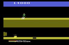 une photo d'Ã©cran de Pitfall II Lost Caverns sur Atari 2600